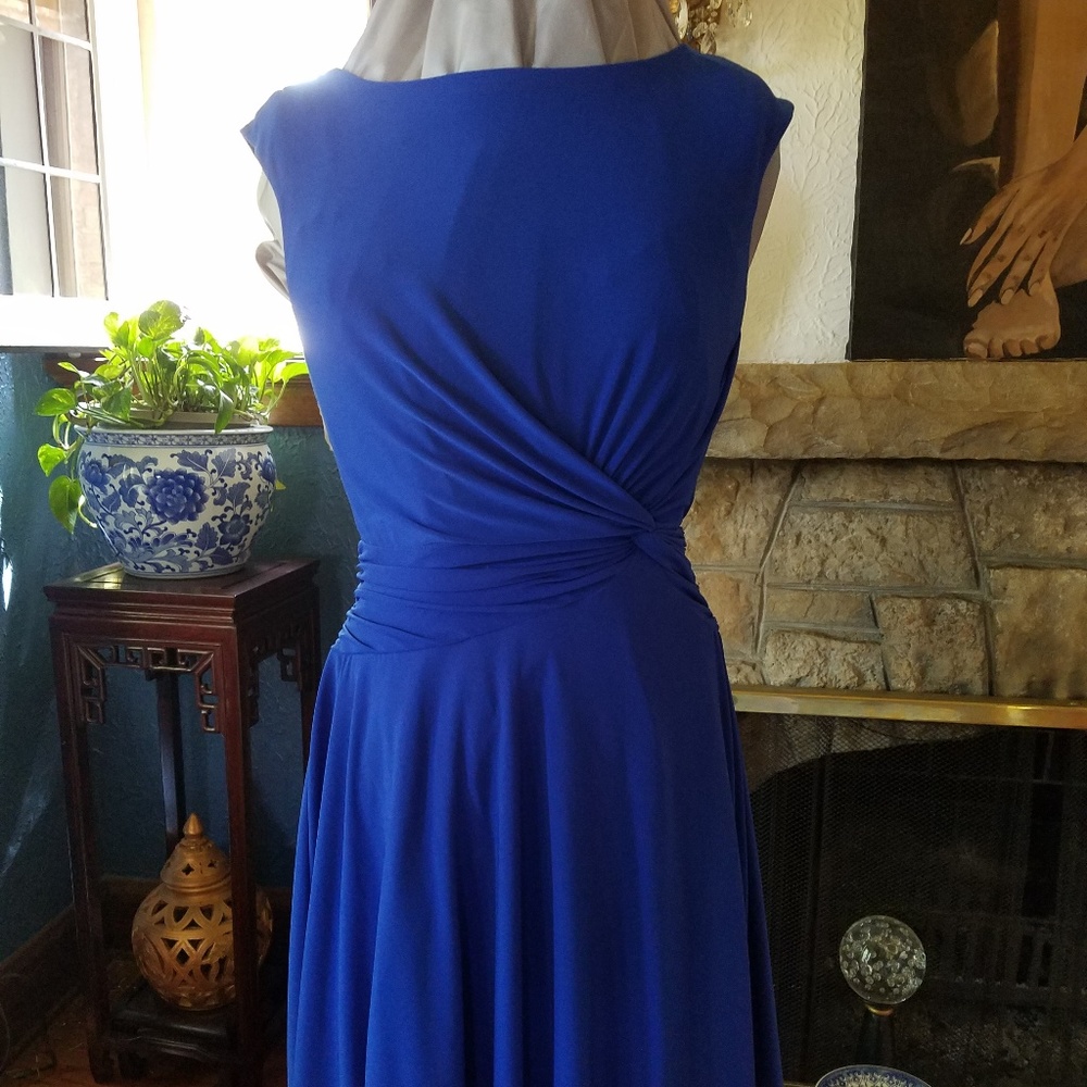 Evan-Picone Dress Royal Blue